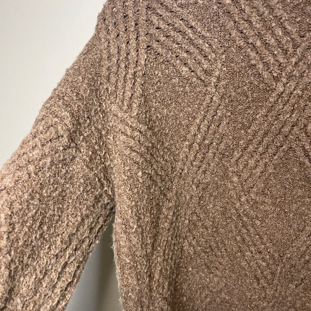 Moth By Anthropologie Merino Wool Baby Alpaca Blend Open Front Cardigan Sz XS - Picture 6 of 7